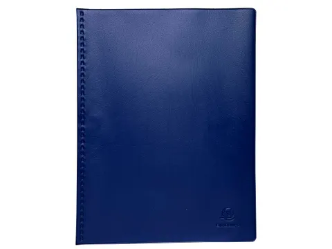 Protège-documents PVC - 30 vues - Vega opaque - A4 - Bleu