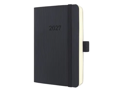 Dagagenda Conceptum A6 2027 (NL/FR/EN/DU) zwart Softcover