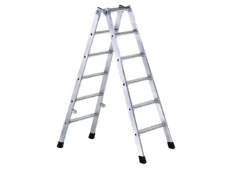 Boktrap Aluminium L 1 37M 2X6Treden Dubbelzijdig - 2