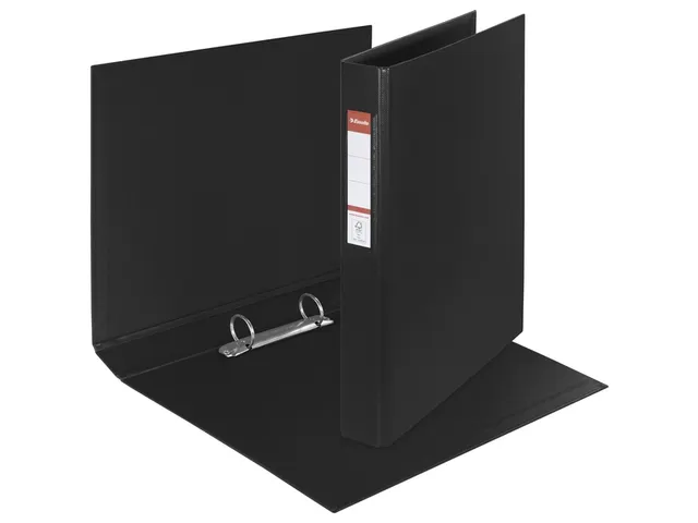 Ringband Esselte 2 rings A4 25mm Pp Zwart O-mech