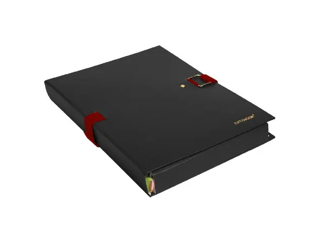 Map uitrekbare rug Extensor 24x32cm Zwart