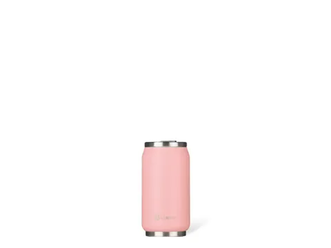 Thermosbeker Les Artistes Paris blik 280ml Pink met geïntegreerd riet