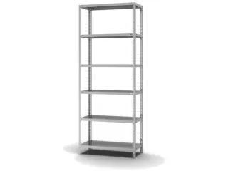 magazijnstelling,grondveld,HxBxD 2500x1000x400mm,vaklast 350kg - 2