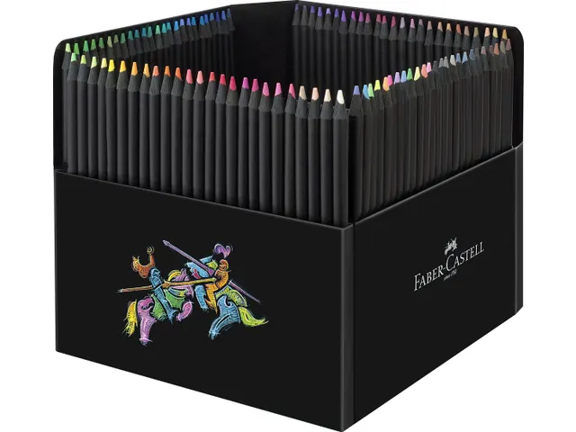 Kleurpotlood Faber-Castell Black Edition 100 stuks in karton etui