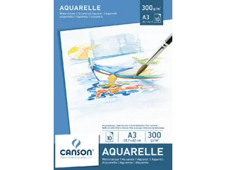 Aquarelpapier Canson Graduate Watercolour 20vel 250gr A3 natuurlijk wi - 2