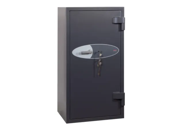 kluis,HxBxD 1310x670x545mm,3niveaus,romp RAL7024,front RAL7024