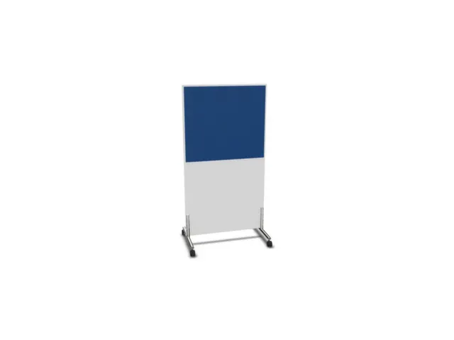 scheidingswand,HxB 1545x800mm,Bl-wit,BN6016-blauw