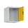 opzetkast,v. locker,1vak.,vak B 400mm,HxBxD 500x400x500mm,cilinderslot