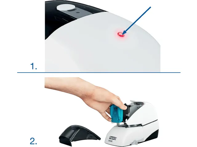 Rapid contactloze elektrische nietmachine 5080E zilver/oranje
