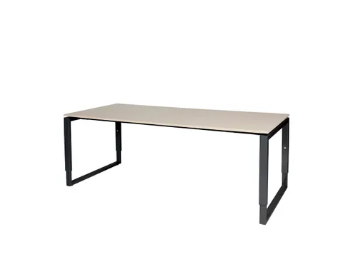 Domino Plus Bureau Hoogte Verstelbaar 2000x900mm Robson Eiken Zwart