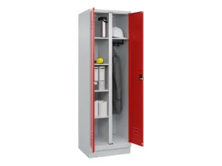 wasgoedverdeelkast,HxBxD 1950x600x500mm,vak B 300mm,draaigrendel - 3