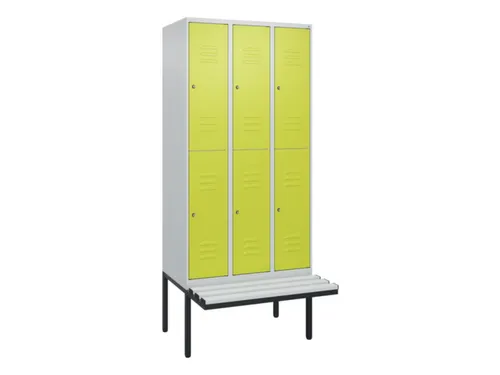 Dubbeldekse dekenkist,HxBxD 2120x900x815mm,3x2vak.,vak B 300mm