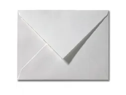 Envelop Oud Hollands ongegomd wit 130 Gram met watermerk 165x208mm
