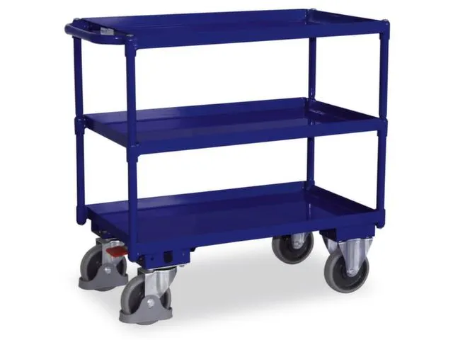 Tafelwagen 400kg Lxb 1000x700mm 3 Etages Staalplaat