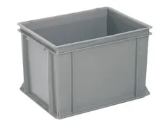 Euronorm Stapelkrat Pe 270x400x300mm 26liter Grijs