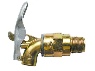 Vatkraan,schroefdraad 3/4 inch,zink,zelfsluitend,afsluitbaar - 1