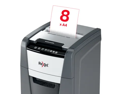 Papiervernietiger Rexel Optimum Auto+ 150X P4 snippers 4x28mm