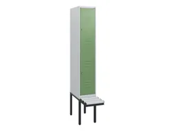 Dubbeldekse dekenkist,HxBxD 1950x300x815mm,1x2vak.,vak B 300mm