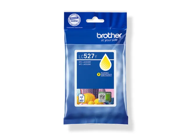 Inktcartridge Brother LC-527Y geel 900 pagina's