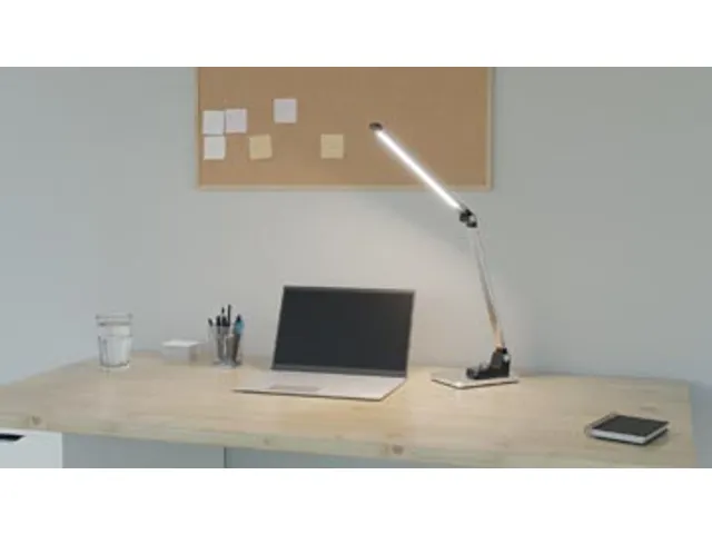 bureaulamp Breeze, LED-lamp, zilver