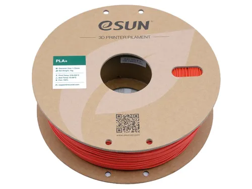 eSUN PLA+ 3D printer Filament 1,75mm Rood 1kg