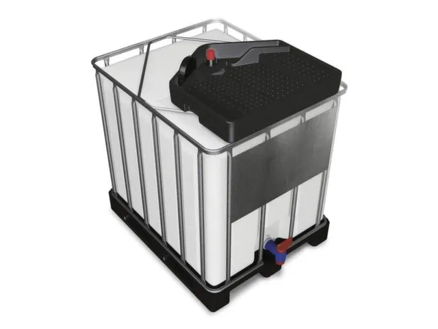 trechter,v. IBC inhoud 600-1000l,PE,afvoerend,vulcapaciteit 15l