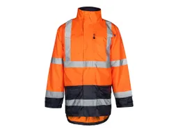OXXA Alberto 0980 parka maat XL fluororanje marineblauw