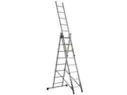 Multifunctionele Telescoopladder,3X8,Sporten,Aluminium