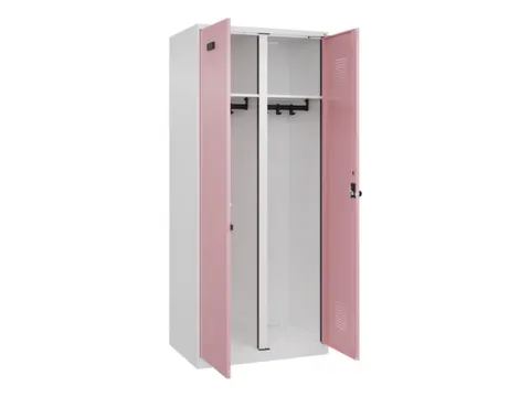 locker voor scheiding van kleding,HxBxD 1850x800x500mm,2vak