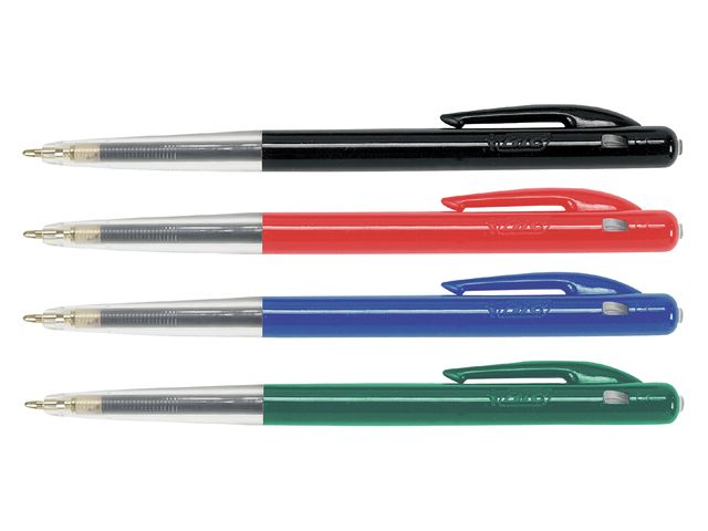 Bic stylo bille M10 Clic Colors 8+2 gratuit, blister bij VindiQ Office