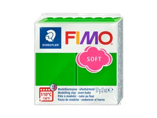 Boetseerklei Fimo soft 57 gram tropisch groen - 2