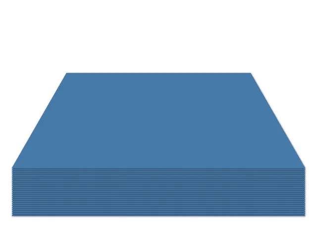 Fotokarton Kangaro 50x70cm 300gr middenblauw pak 25 vel