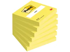 Memoblok 3M Post-it 654 76x76mm neon geel