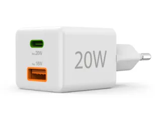 Oplader Hama USB-C/USB-A Mini PD 20W wit - 7