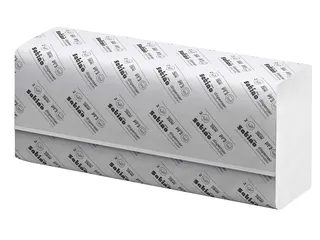 Handdoek Satino Comfort PT2 z-vouw 2-laags 20,6x24cm wit 277330 - 2