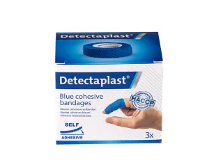 Snelpleister blauw Detectaplast 2,5cmx4,5m 3 stuks - 3