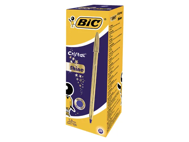 Balpen BIC Cristal medium goud