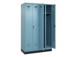locker voor scheiding van kleding,HxBxD 1950x1200x500mm,4vak