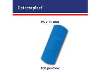 Detectaplast 8141 Pleister waterafstotend blauw 25x72mm 100 Stuks - 3