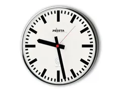 Radiowandklok Ø 30 cm Streepaanduiding Batterijvoeding 1,5 V C-Formaa