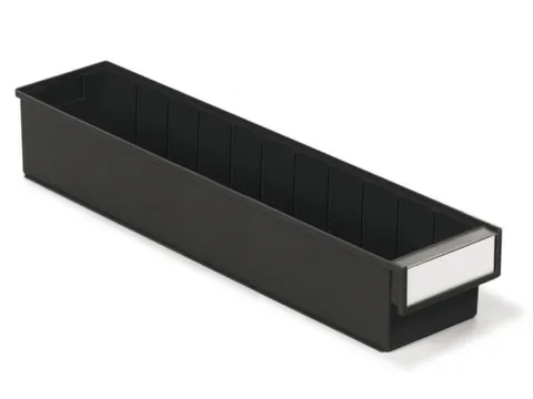 ESD-stellingbak,HxBxD 100x132x600mm,PP,zwart