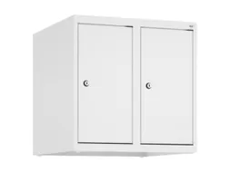 opzetkast,v. locker,2vak.,vak B 250mm,HxBxD 500x500x500mm,vleugeldeur