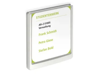OUTLET Click Sign Deurbordje 149x148mm Wit - 1