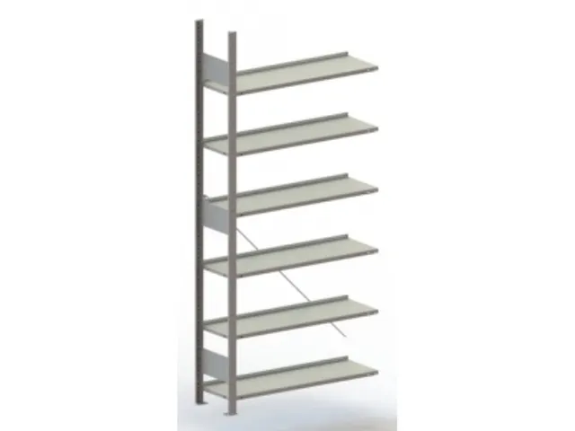 Rayonnage de bureau sans boulons suivant HxlxP 1850x1256x336mm 6tablet