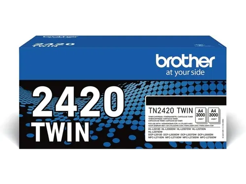 Toner Brother TN-2420TWIN zwart