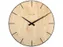 Wandklok Nextime Edge-Wood-Dome dia 35cm kunststof licht bruin streep