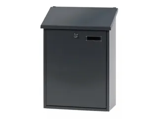 Wandbrievenbus, H 44,5 Cm Antraciet Staal - 1