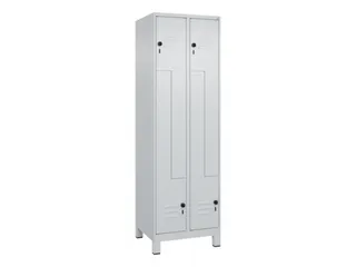 Z-garderobekast,HxBxD 1950x600x500mm,vak B 150/300mm,draaigrendel - 1