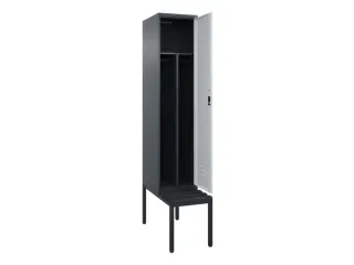 locker voor scheiding van kleding,HxBxD 2120x400x815mm,1vak - 2