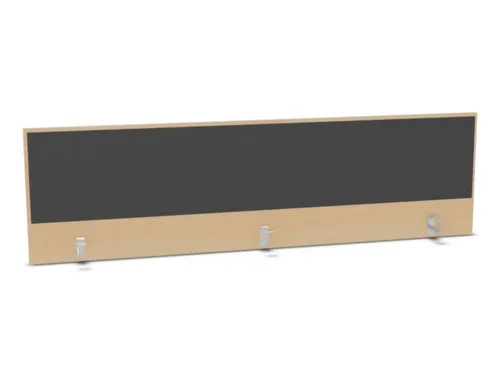opzetpaneel bureau aanbouw achter NE-esdoorn BN8010-antraciet 2000mm